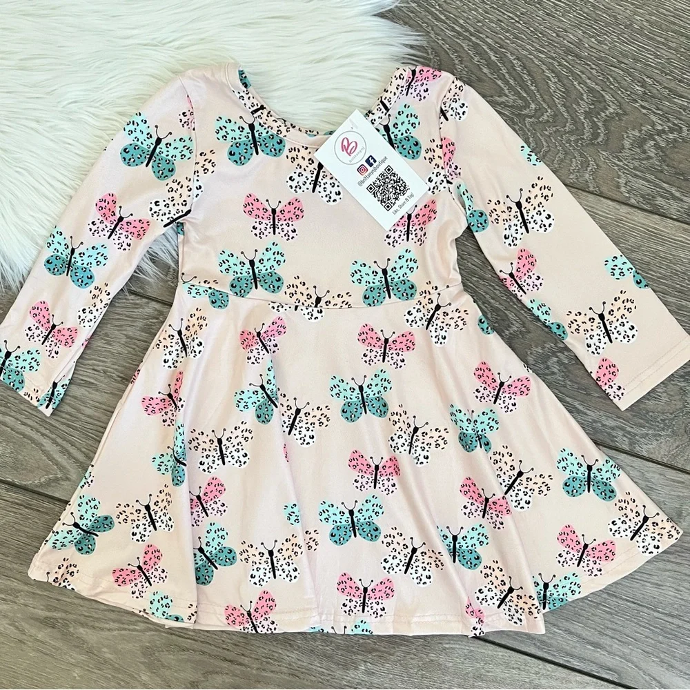 Blush Butterfly Dress - Picture 1 of 2